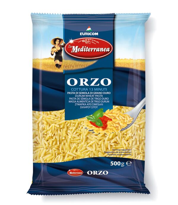 GREEK MAKARON ORZO 500g/24 Mediterranea