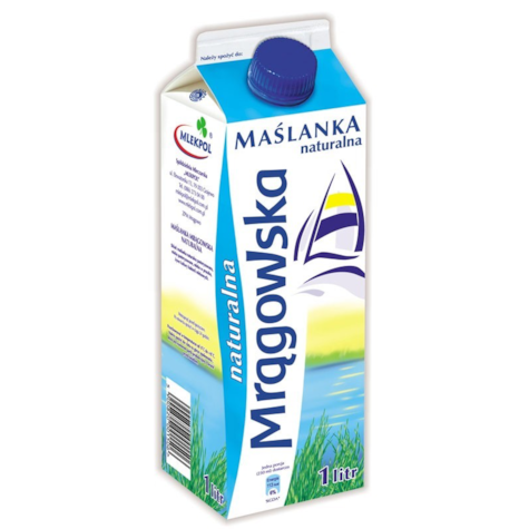 MRĄGOWSKA MAŚLANKA NATURALNA 1L/10