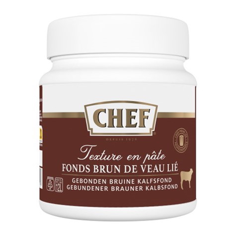 CHEF FOND W PAŚCIE CIELĘCY CIEMNY 0,60kg/6 bez sol