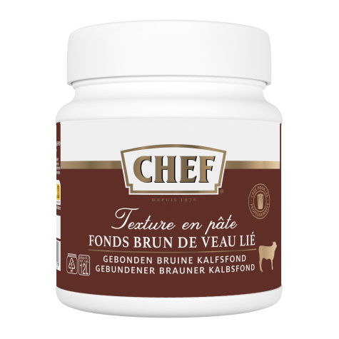 CHEF FOND W PAŚCIE CIELĘCY CIEMNY 0,60kg/6 bez sol