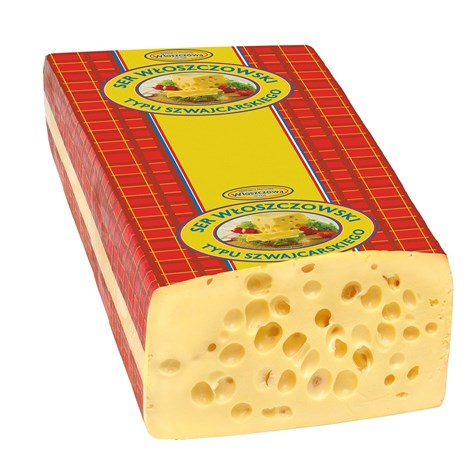 SER WŁOSZCZOWSKI ok. 5,5kg (typ ementaler)