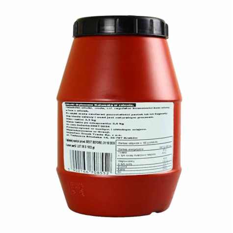 GREEK OLIWKI KALAMATA DRYLOWANE 3,3kg/2kg BIDON