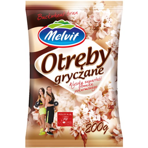 MELVIT OTRĘBY GRYCZANE PRAŻONE 200g/12