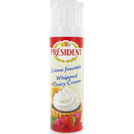 PRESIDENT BITA ŚMIETANA W SPRAYU 250g/12