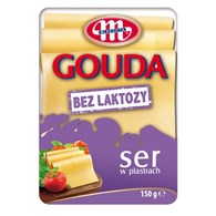 MLEKOVITA SER PLASTRY bez laktoz 150g GOUDA (12)