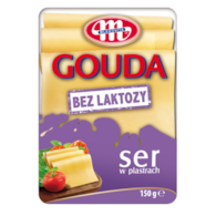 MLEKOVITA SER PLASTRY bez laktoz 150g GOUDA (12)