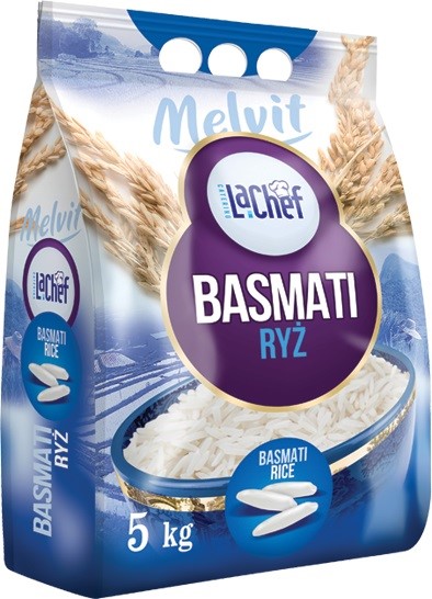 MELVIT RYŻ BASMATI 5kg La Chef