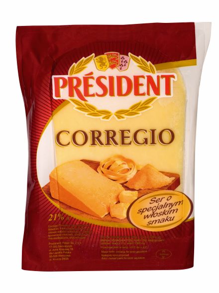 PRESIDENT CORREGIO PORCJA klinek ok. 350g/4kg