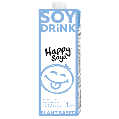 TEMAR HAPPY SOYA NAP SOJOWY NATUR + WAPŃ UHT 1L/10