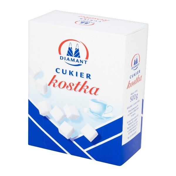 DIAMANT CUKIER KOSTKA BIAŁY 0,5kg/10