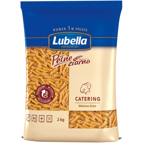 LUBELLA MAKARON 2kg PIÓRA (6) PEŁNE ZIARNO