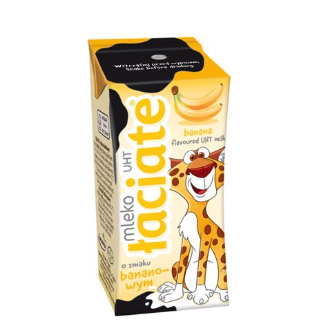 ŁACIATE MLEKO UHT SMAK BANAN 0,2L/12