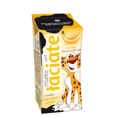 ŁACIATE MLEKO UHT SMAK BANAN 0,2L/12