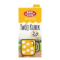 MLEKOVITA MLEKO UHT 1L 2% (12) TWÓJ KUBEK