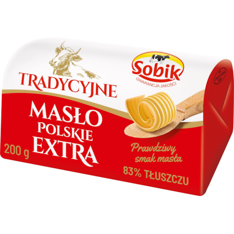 SOBIK MASŁO TRADYCYJNE POLSKIE 200g/18