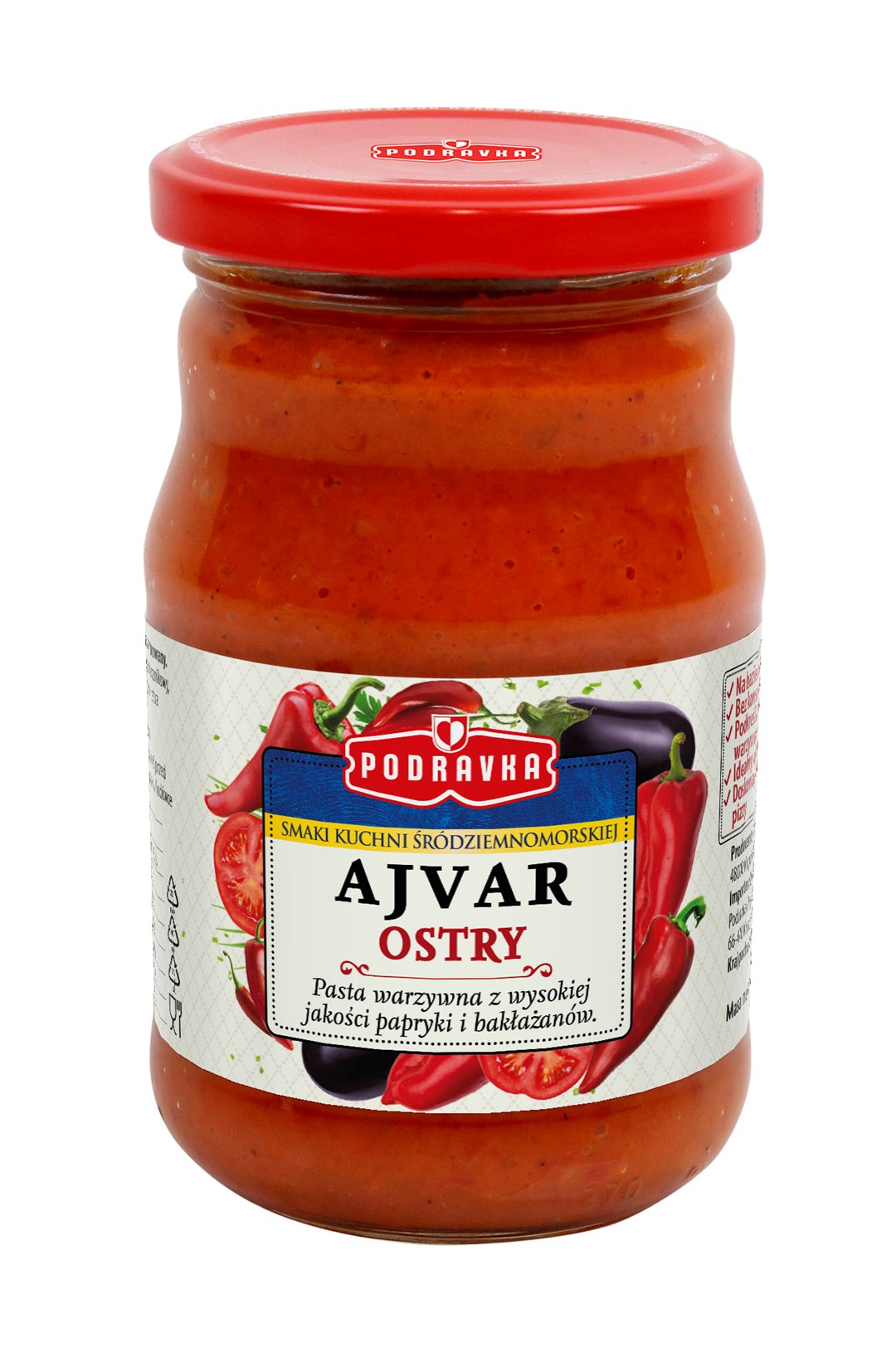 PODRAVKA AJVAR OSTRY 690g/12