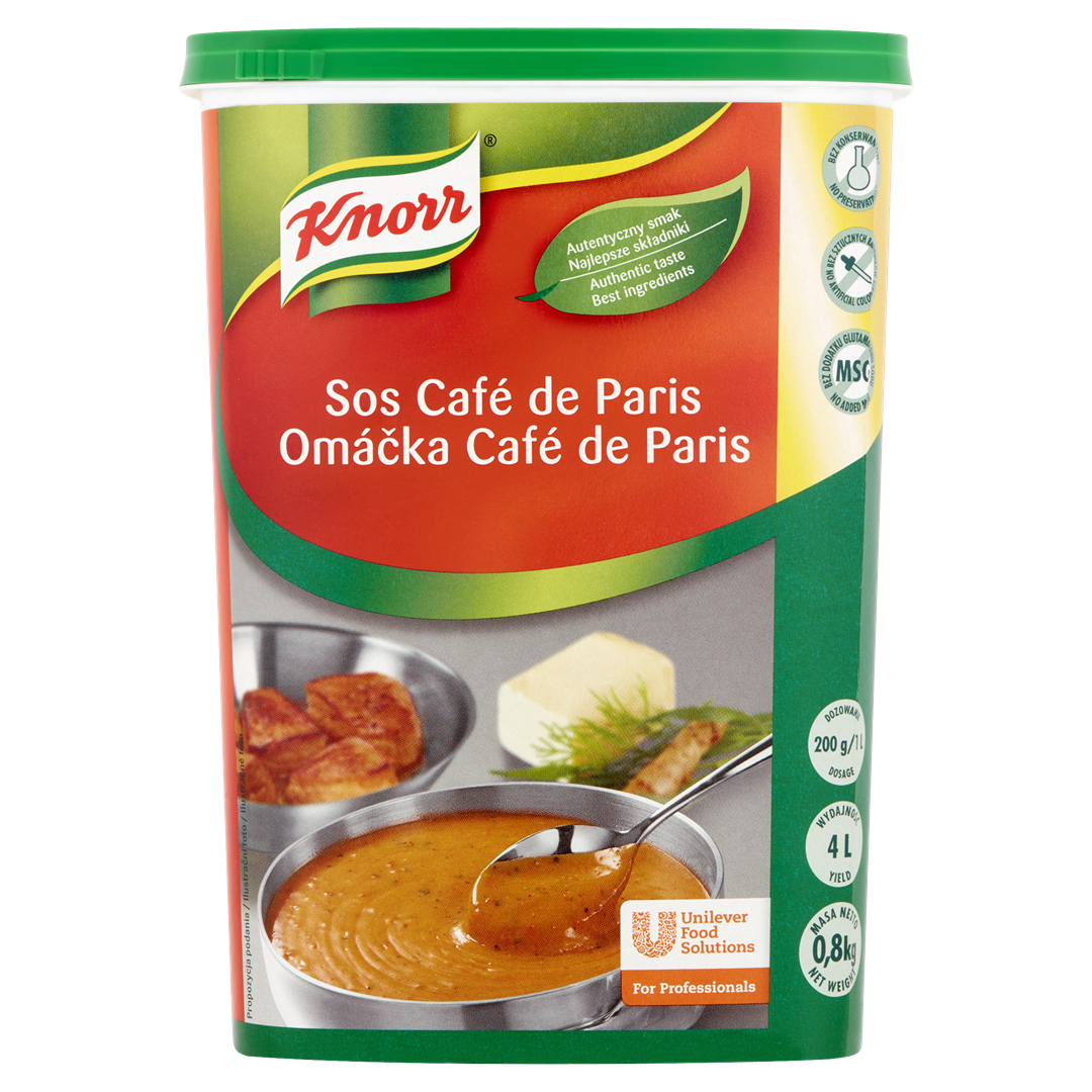 KNORR SOS CAFE DE PARIS 0,8kg/6