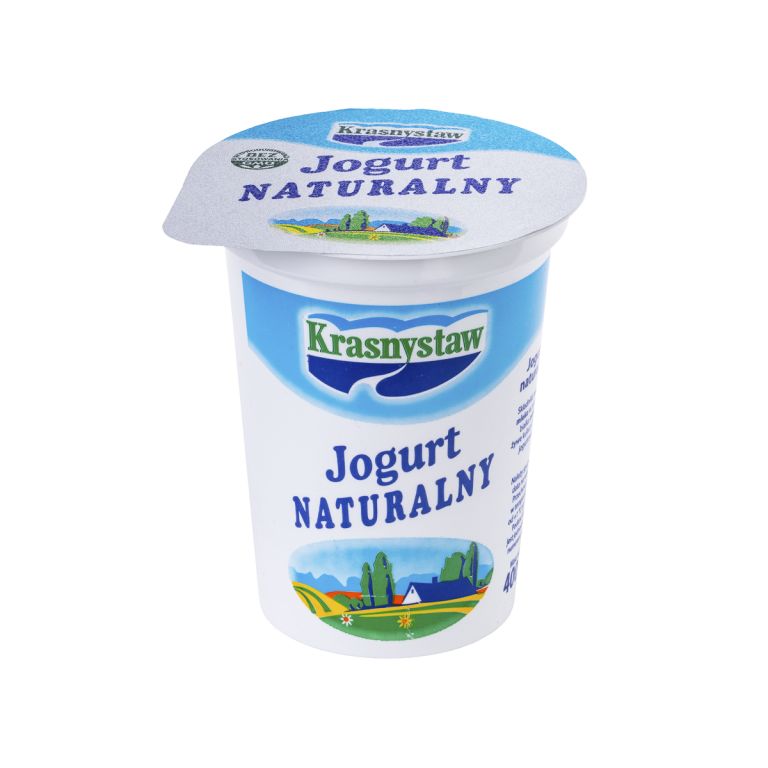 KRASNYSTAW JOGURT NATURALNY 400g/12