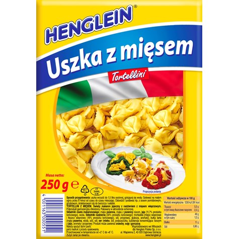 HENGLEIN USZKA Z MIĘSEM 250g (10) Tortellini
