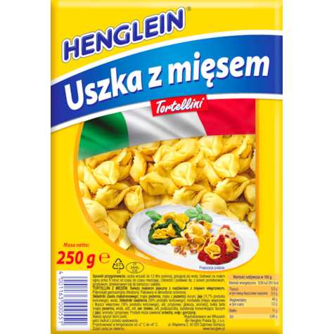 HENGLEIN USZKA Z MIĘSEM 250g (10) Tortellini
