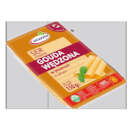 MLEKPOL SER PLASTRY 150g GOUDA WĘDZONA (12)