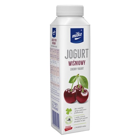 MILKO JOGURT PITNY OW 0,33L WIŚNIOWY (6)