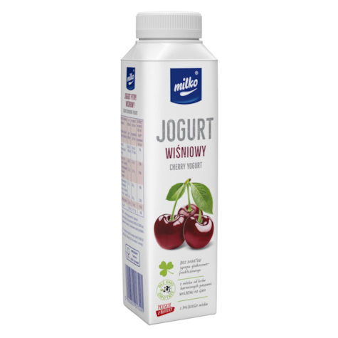 MILKO JOGURT PITNY OW 0,33L WIŚNIOWY (6)