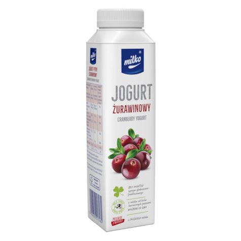 MILKO JOGURT PITNY OW 0,33L ŻURAWINA (6)