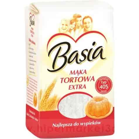 MĄKA PSZENNA BASIA TORTOWA 1kg/10 typ 405