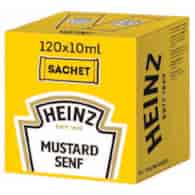 HEINZ MUSZTARDA W SASZETKACH 10ml/120