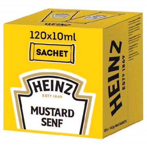 HEINZ MUSZTARDA W SASZETKACH 10ml/120