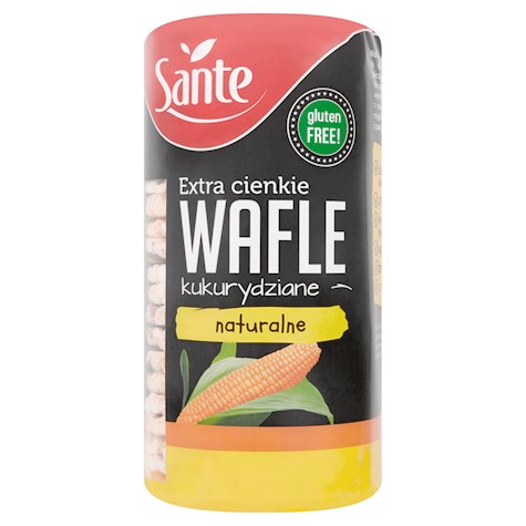 SANTE WAFLE EXTRA CIENKIE KUKURYDZIANE 120g/12