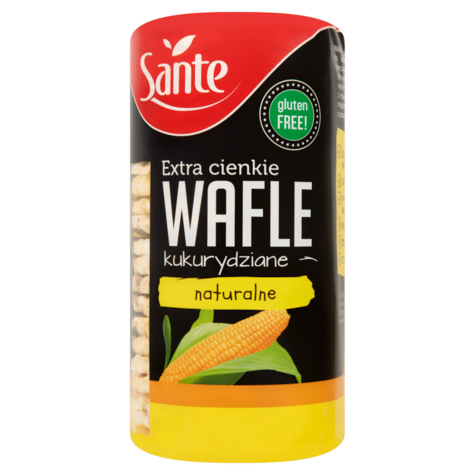SANTE WAFLE EXTRA CIENKIE KUKURYDZIANE 120g/12