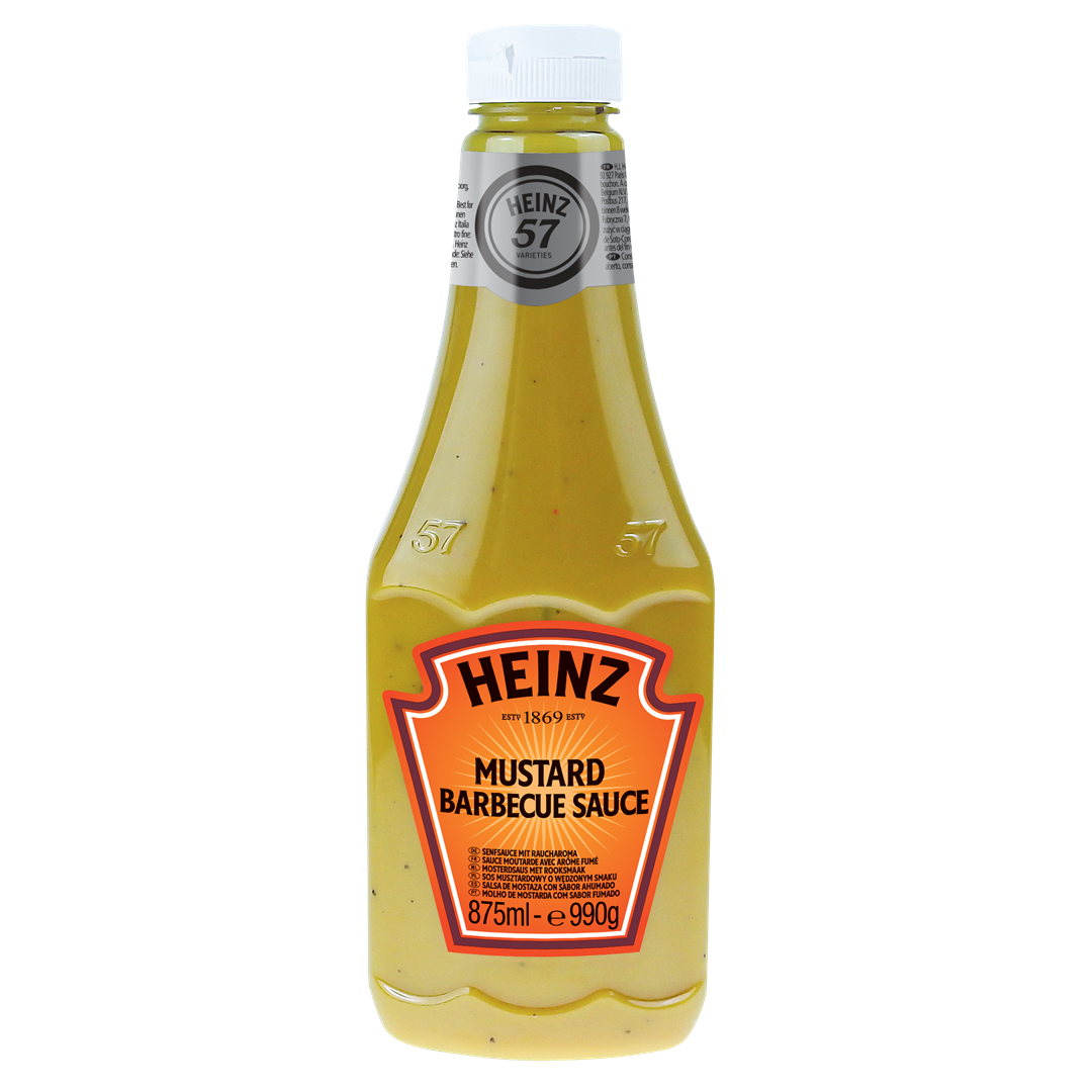 HEINZ SOS MUSTARD BBQ 875ml/6 WĘDZONY