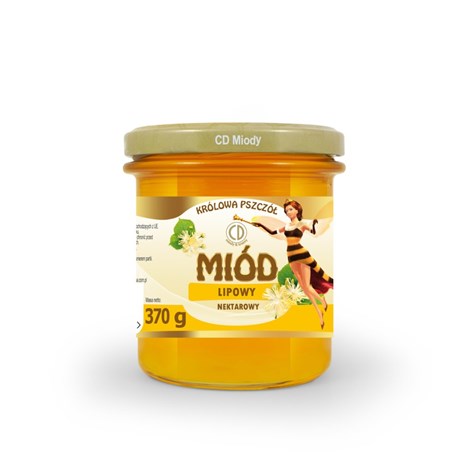 CD MIÓD LIPOWY 370g/6 słoik