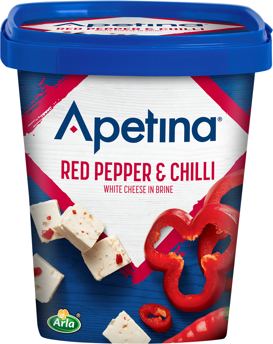 ARLA FETA APETINA PAPRYKA & CHILLI 200g/6 kubek