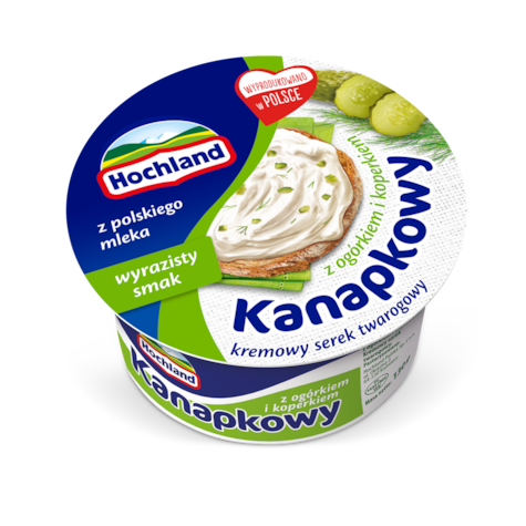 HOCHLAND KANAPKOWY 130g OGÓREK/KOPER (8)