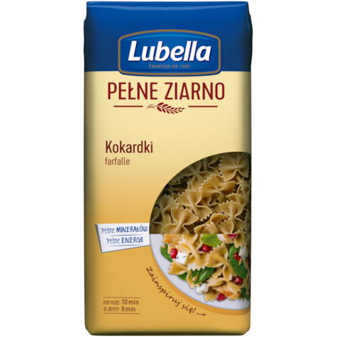 LUBELLA MAKARON 400g/12 KOKARDKI PEŁNE ZIARNO