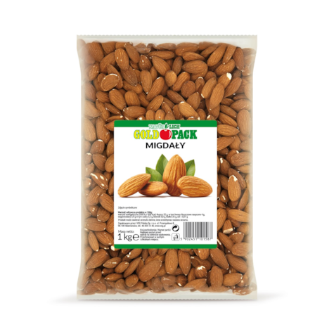 GOLDPACK MIGDAŁY CAŁE 1kg/10