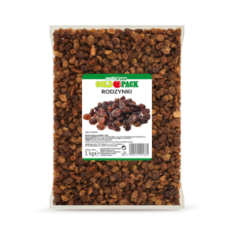 GOLDPACK RODZYNKI 1kg/10