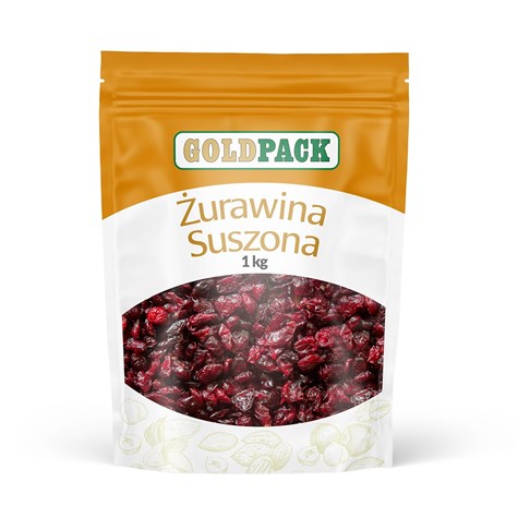 GOLDPACK ŻURAWINA SUSZONA 1kg/10