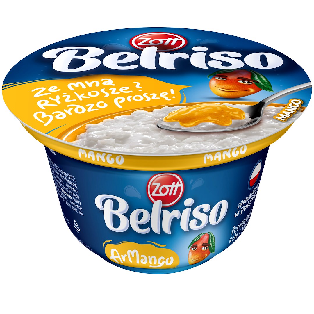 ZOTT BELRISO EXOTIC 200g/12 mango / kokos