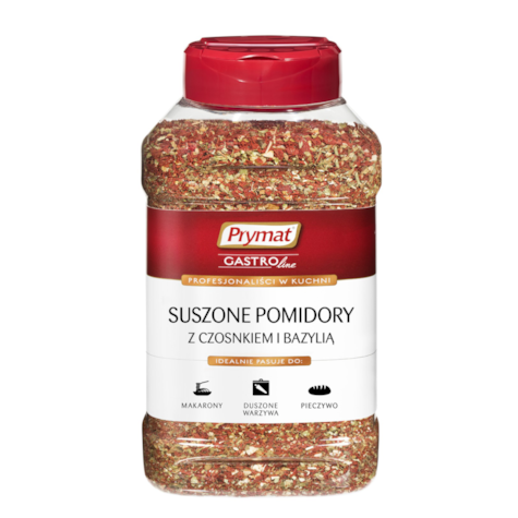 PRYMAT POMIDORY SUSZ Z BAZ I CZOS 350g/6 pet