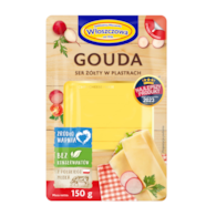 WŁOSZCZOWA PLASTRY O/Z GOUDA 150g/10