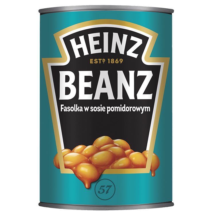 HEINZ FASOLA BIAŁA W POMIDORACH 415g/12