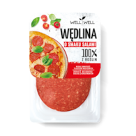 WELL WĘDLINA SOJOWA SALAMI PLASTRY 100g/10