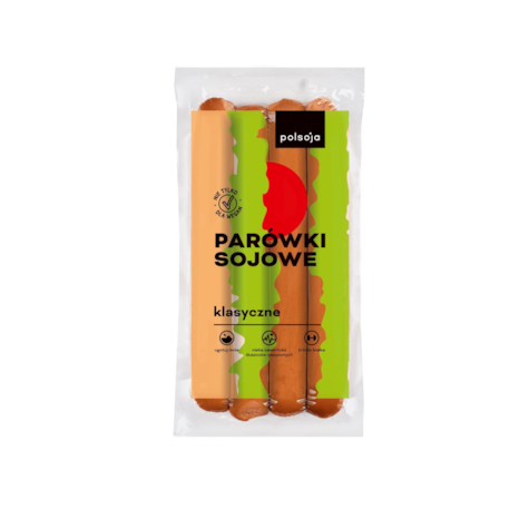 POLSOJA PARÓWKI ROŚLINNE CLASSIC 200g/10