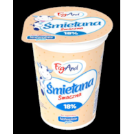 FIGAND ŚMIETANA 400g 18% (12)
