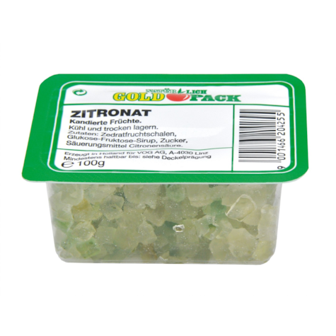 GOLDPACK SKÓRKA KANDYZOWANA CYTRONU 100g/10