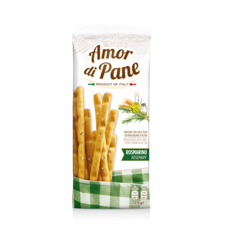 GREEK GRISSINI Z ROZMARYNEM 125g/18